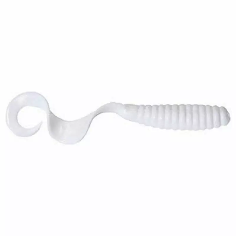 Sea Striker Got-Cha Curltail Grub White 8" 5pk Lures & Bait 3 Sea Striker Got-Cha Curltail Grub White 8" 5pk Lures & Bait