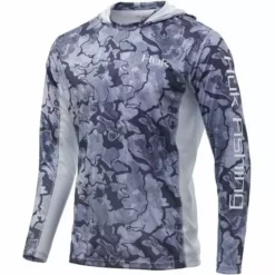 Huk Men's Icon X Current Camo Hoodie L/S 037