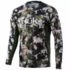 Huk Men's Icon X Refraction Camo L/S 973