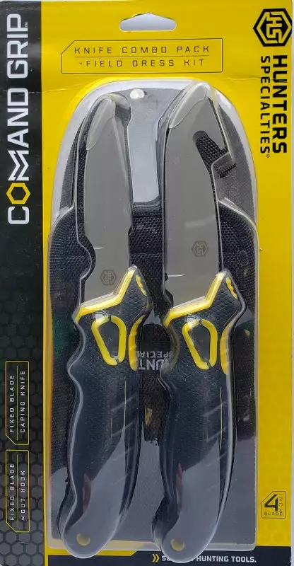 Hunter's Specialties Command Grip Knife Combo Pack 100051 3 Hunter's Specialties Command Grip Knife Combo Pack 100051