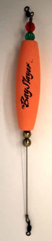 Floats & Corks Comal Bay Slayer Cigar Rattle Float 3" Orange 3 Floats & Corks Comal Bay Slayer Cigar Rattle Float 3" Orange