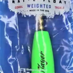 Comal Bay Slayer Cigar Rattle Float 3" Green