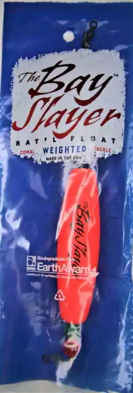 Comal Bay Slayer Cigar Rattle Float 3" Red 4 Comal Bay Slayer Cigar Rattle Float 3" Red