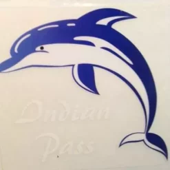 Auto-Graphs Indian Pass Dolphin Decal