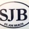 Auto-Graphs St. Joe Beach Oval Decal