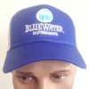 Bluewater Outriggers Men's Caps & Visors BWO Structured Mesh Back Logo Cap Blue