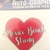 Auto-Graphs Decals Mexico Beach Strong Large Heart Decal