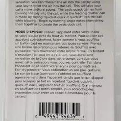 Game Calls Knight & Hale Flight Control Single Reed Duck Call KHW1008