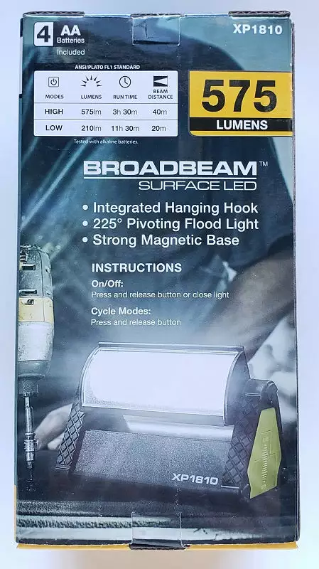 Lux-Pro XP1810 Broadbeam Surface LED Light 575 Lumens 11 Lux-Pro XP1810 Broadbeam Surface LED Light 575 Lumens