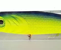 Lures & Bait Mann's Stretch 30+ Trolling Lure Chartreuse/Blue 11