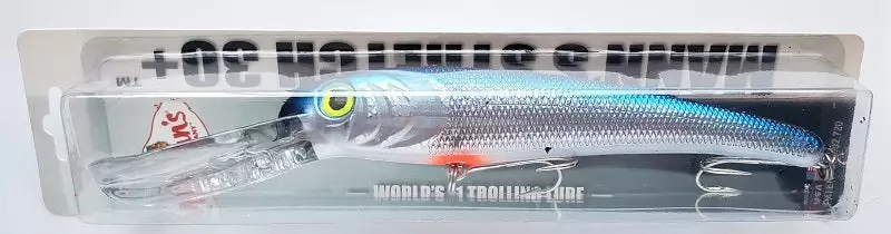 Mann's Stretch 30+ Trolling Lure Chrome/Blue 11" 1pk Lures & Bait 5 Mann's Stretch 30+ Trolling Lure Chrome/Blue 11" 1pk Lures & Bait