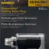 Marinco 12/24/36V 3 Wire ConnectPro Trolling Motor Plug 12VBP Marine