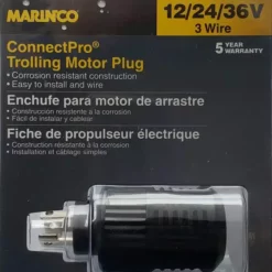 Marinco 12/24/36V 3 Wire ConnectPro Trolling Motor Plug 12VBP Marine