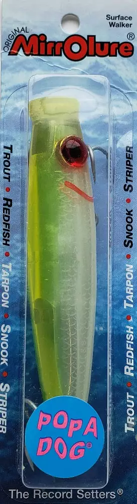 MirrOlure Popa Dog Surface Walker 87MR-CFPR 4 MirrOlure Popa Dog Surface Walker 87MR-CFPR