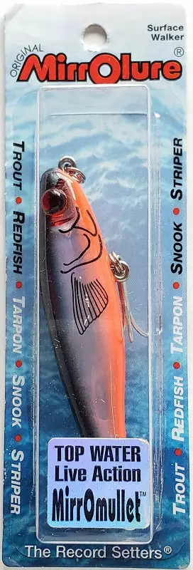 MirrOlure MirrOmullet Surface Walker 16MR-808 Lures & Bait 4 MirrOlure MirrOmullet Surface Walker 16MR-808 Lures & Bait