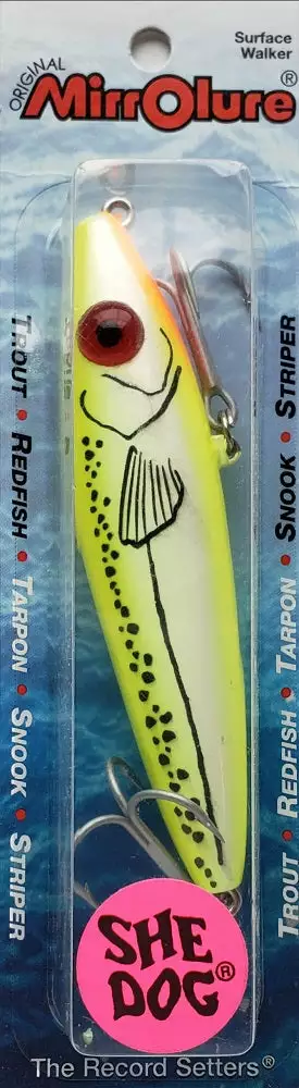 MirrOlure She Dog Surface Walker 83MR-CHPR 4 MirrOlure She Dog Surface Walker 83MR-CHPR