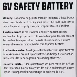 Moultrie 6-Volt Rechargable Safety Battery MFHP12406 Hunting