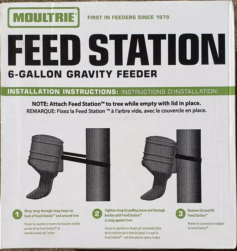 Moultrie 6 Gal. Gravity Feeder Station MFG-13104 Hunting 8 Moultrie 6 Gal. Gravity Feeder Station MFG-13104 Hunting