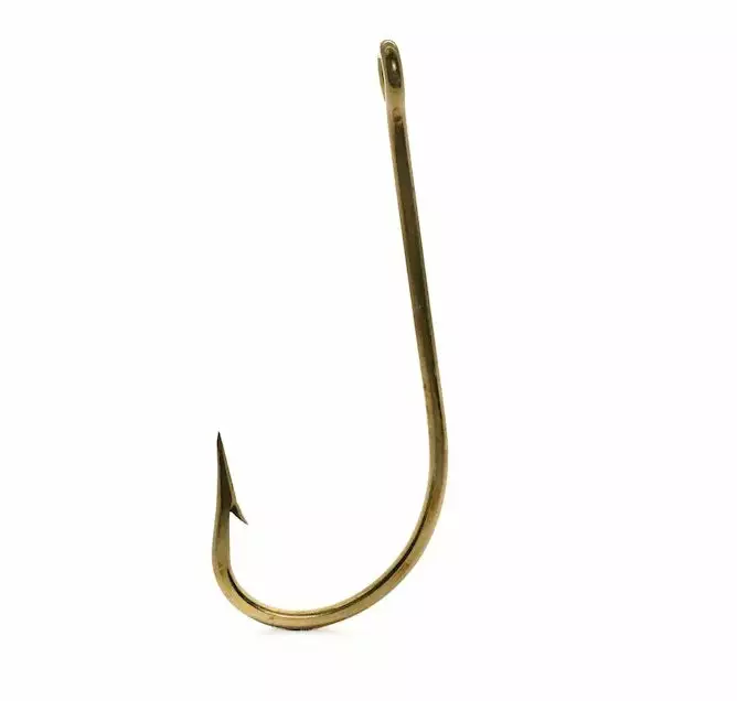 Mustad O'Shaugnessy Hook Bronze 14/0 1pk 3 Mustad O'Shaugnessy Hook Bronze 14/0 1pk