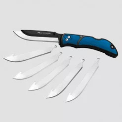 Knives And Tools Outdoor Edge 3.5in Razor-Lite EDC Blue Knife RLU-40C
