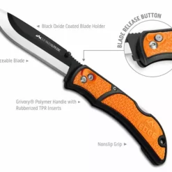 Outdoor Edge Razor-Lite EDC Orange Knife Knives And Tools