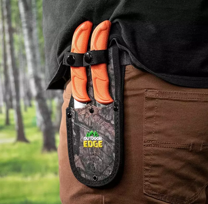 Outdoor Edge WildPair Skinner & Caper Combo With Sheath WR-1C Knives And Tools 4 Outdoor Edge WildPair Skinner & Caper Combo With Sheath WR-1C Knives And Tools