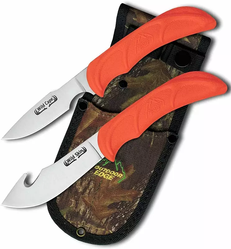 Outdoor Edge WildPair Skinner & Caper Combo With Sheath WR-1C Knives And Tools 3 Outdoor Edge WildPair Skinner & Caper Combo With Sheath WR-1C Knives And Tools