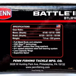 Reels Penn Battle III 1000 Spinning Reel BTLlll1000