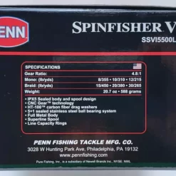 Penn Spinfisher VI 5500LC Spinning Reel 15 Penn Spinfisher VI 5500LC Spinning Reel