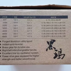 Powerful HF6000 Spin Reel Reels 12 Powerful HF6000 Spin Reel Reels