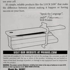 Primos Lock Jaw Box Call Silencer 66907 Game Calls 10 Primos Lock Jaw Box Call Silencer 66907 Game Calls
