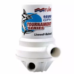 Marine Rule 1600GPH Tournament Series Dual Port Livewell-Baitwell Pump 209FDP
