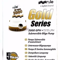 Rule 2000GPH/7570LPH Gold Series Bilge Pump Model 09