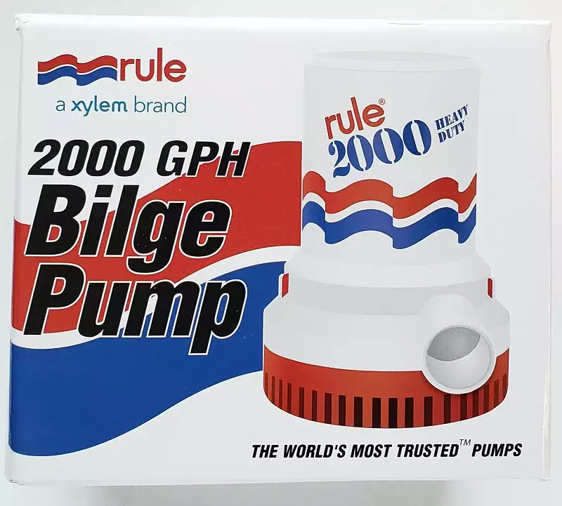 Rule 2000GPH Bilge Pump Model 10-6UL Marine 5 Rule 2000GPH Bilge Pump Model 10-6UL Marine