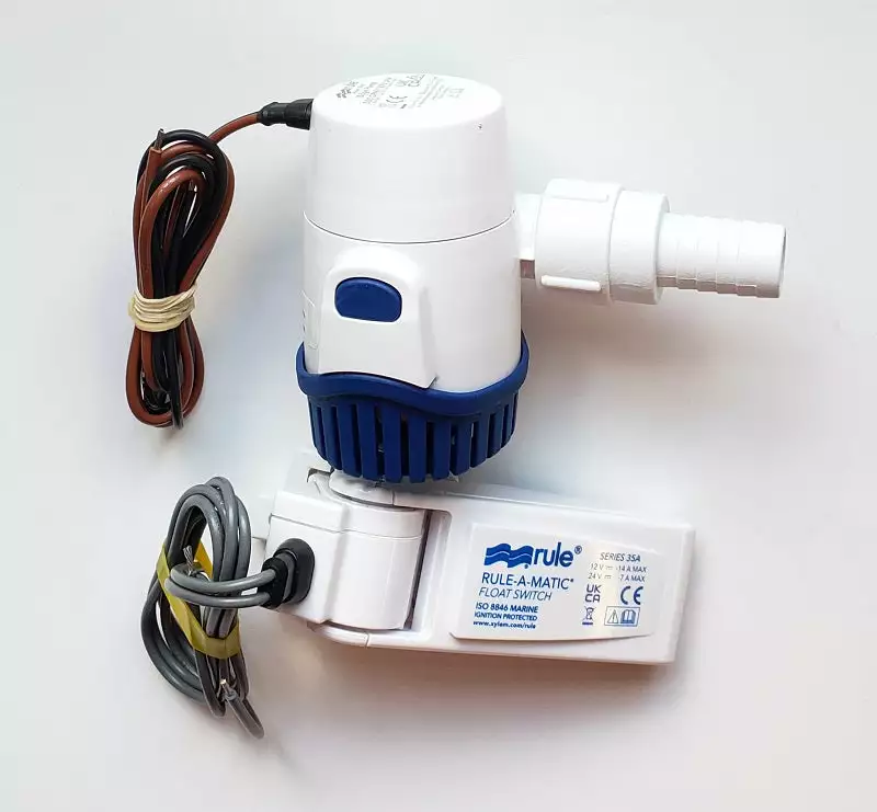 Rule 500GPH Bilge Pump And Switch 25DA-35A Marine 3 Rule 500GPH Bilge Pump And Switch 25DA-35A Marine