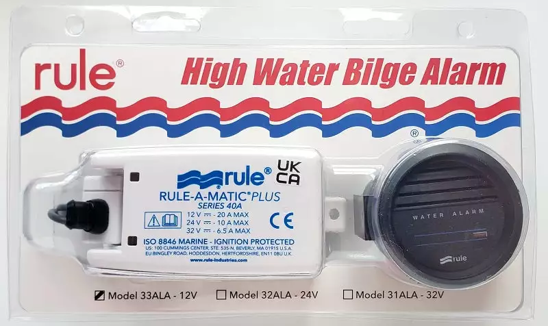 Rule High Water Bilge Alarm 33ALA Marine 4 Rule High Water Bilge Alarm 33ALA Marine