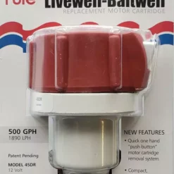 Rule Livewell Replacement Motor Cartridge 500GPH Tournament Series 45DR