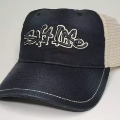 Salt Life Stance Comfort Twill Hat Black SLM291 Men's Caps & Visors