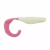 SaltWater Assassin Curly Tail White/Pink 4" 10pk 1 SaltWater Assassin Curly Tail White/Pink 4" 10pk