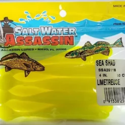 SaltWater Assassin Sea Shad Limetreuse 4