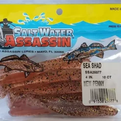 SaltWater Assassin Sea Shad New Penny 4" 10pk