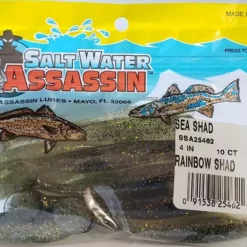 Lures & Bait SaltWater Assassin Sea Shad Rainbow Shad 4