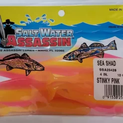 SaltWater Assassin Sea Shad Stinky Pink 4