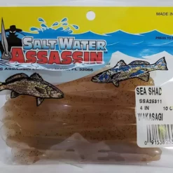 SaltWater Assassin Sea Shad Wakasagi 4" 10pk 5 SaltWater Assassin Sea Shad Wakasagi 4