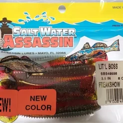 Lures & Bait SaltWater Assassin Lit'l Boss Freakshow 3-1/2