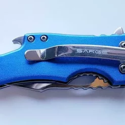 Sarge Knives Knives And Tools Sarge BWO Pocket Knife Bottle Opener SK-502BL