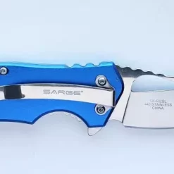 Sarge Knives Knives And Tools Sarge BWO Pocket Knife Bottle Opener SK-502BL