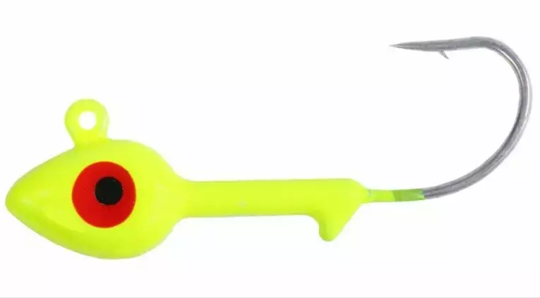 Hooks/Jig Heads Sea Striker Got-Cha Jig Heads Chartreuse 1/2oz 10pk 3 Hooks/Jig Heads Sea Striker Got-Cha Jig Heads Chartreuse 1/2oz 10pk