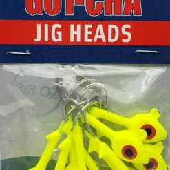 Sea Striker Got-Cha Jig Heads Chartreuse 3/8oz 10pk