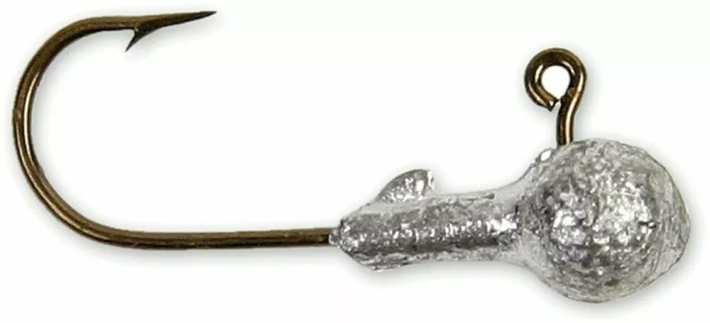 Hooks/Jig Heads Sea Striker Got-Cha Round Jig Heads Unpainted 1/16oz 10pk 3 Hooks/Jig Heads Sea Striker Got-Cha Round Jig Heads Unpainted 1/16oz 10pk